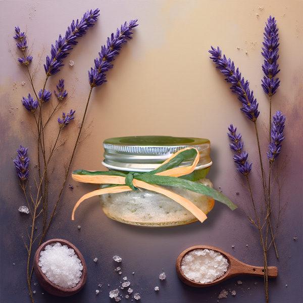 Sugar Scrub with Lavender Essential Oil